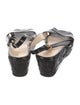 Prada Patent Leather Slingback Sandals