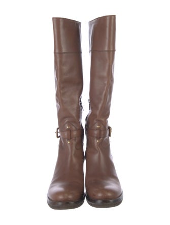 Prada Leather Riding Boots