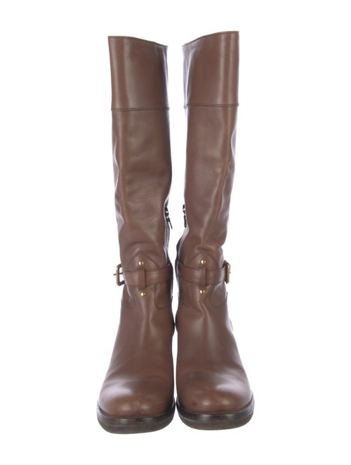 Prada Leather Riding Boots