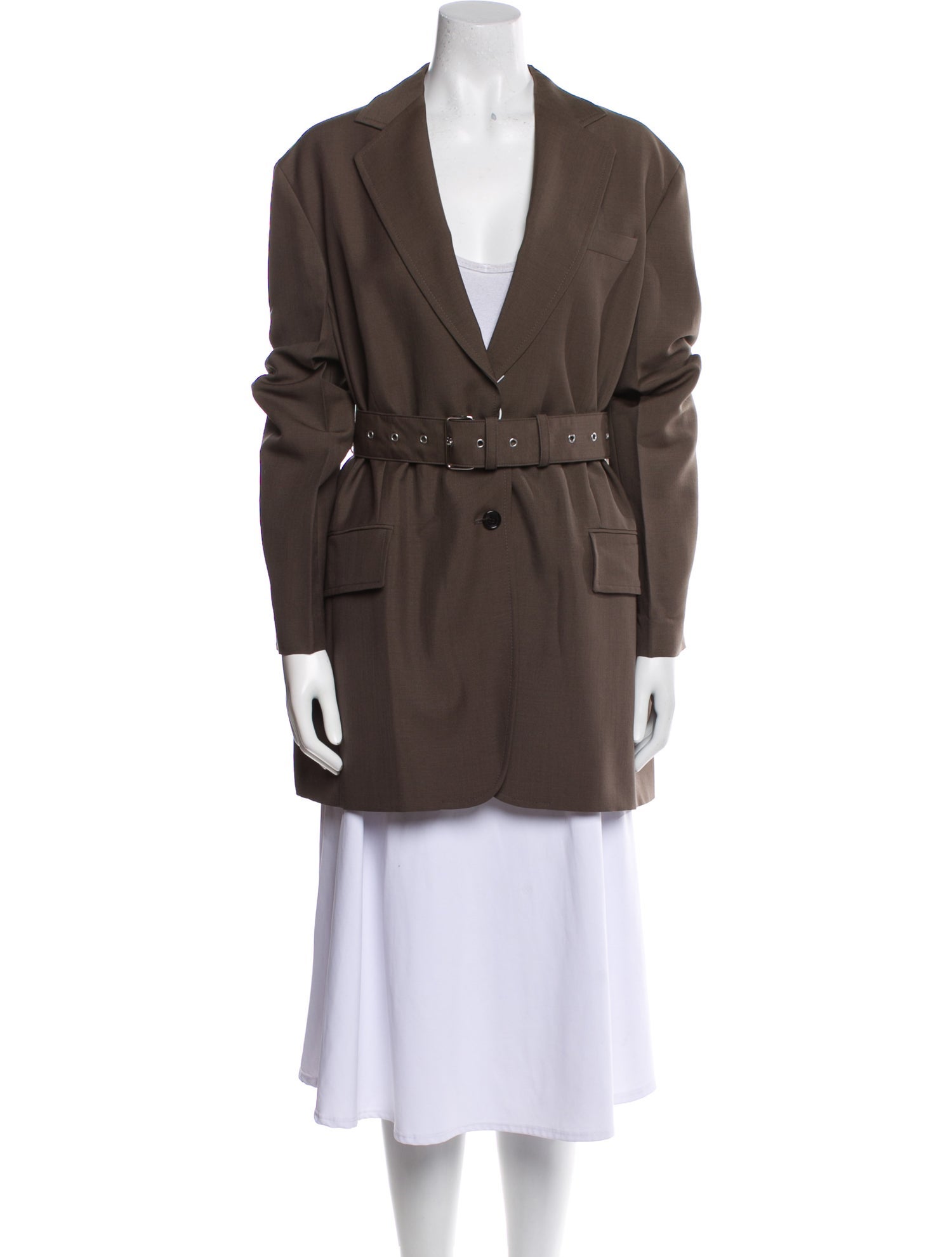 Prada 2018 Mohair Peacoat w/ Tags