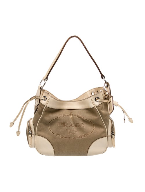 Prada City Calf Leather Shoulder Bag