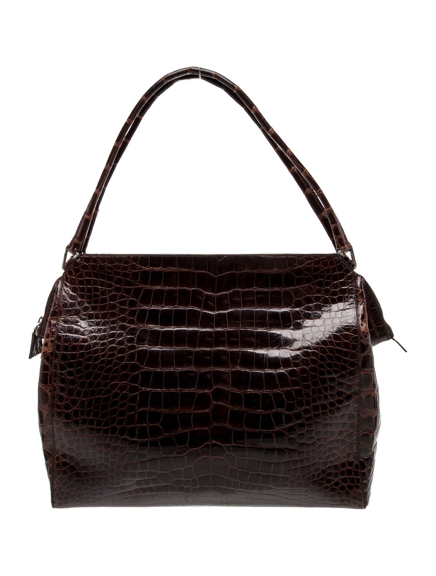 Prada Embossed Leather Hobo