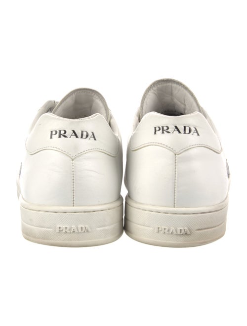 Prada Leather Printed Sneakers