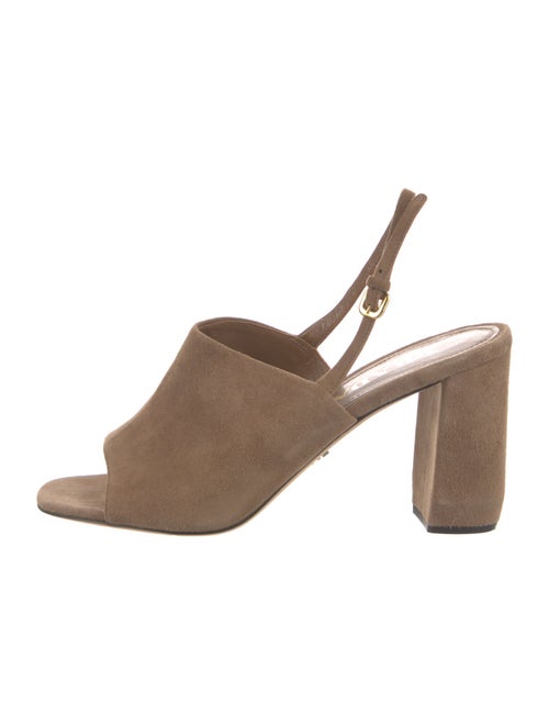 Prada Suede Slingback Sandals