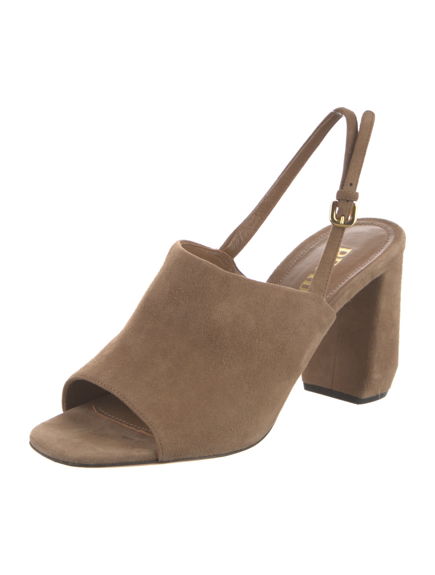 Prada Suede Slingback Sandals