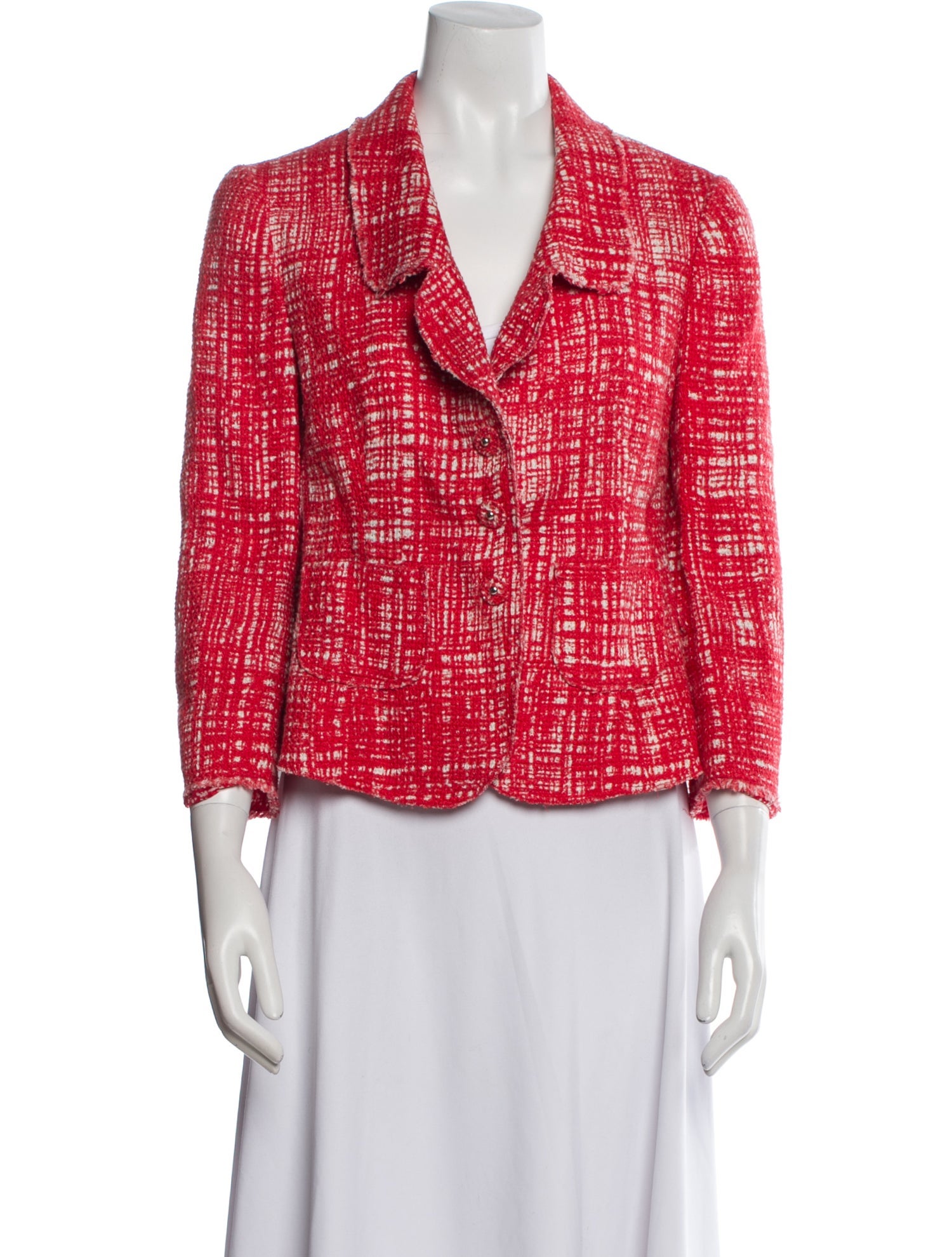 Prada 2011 Plaid Print Blazer