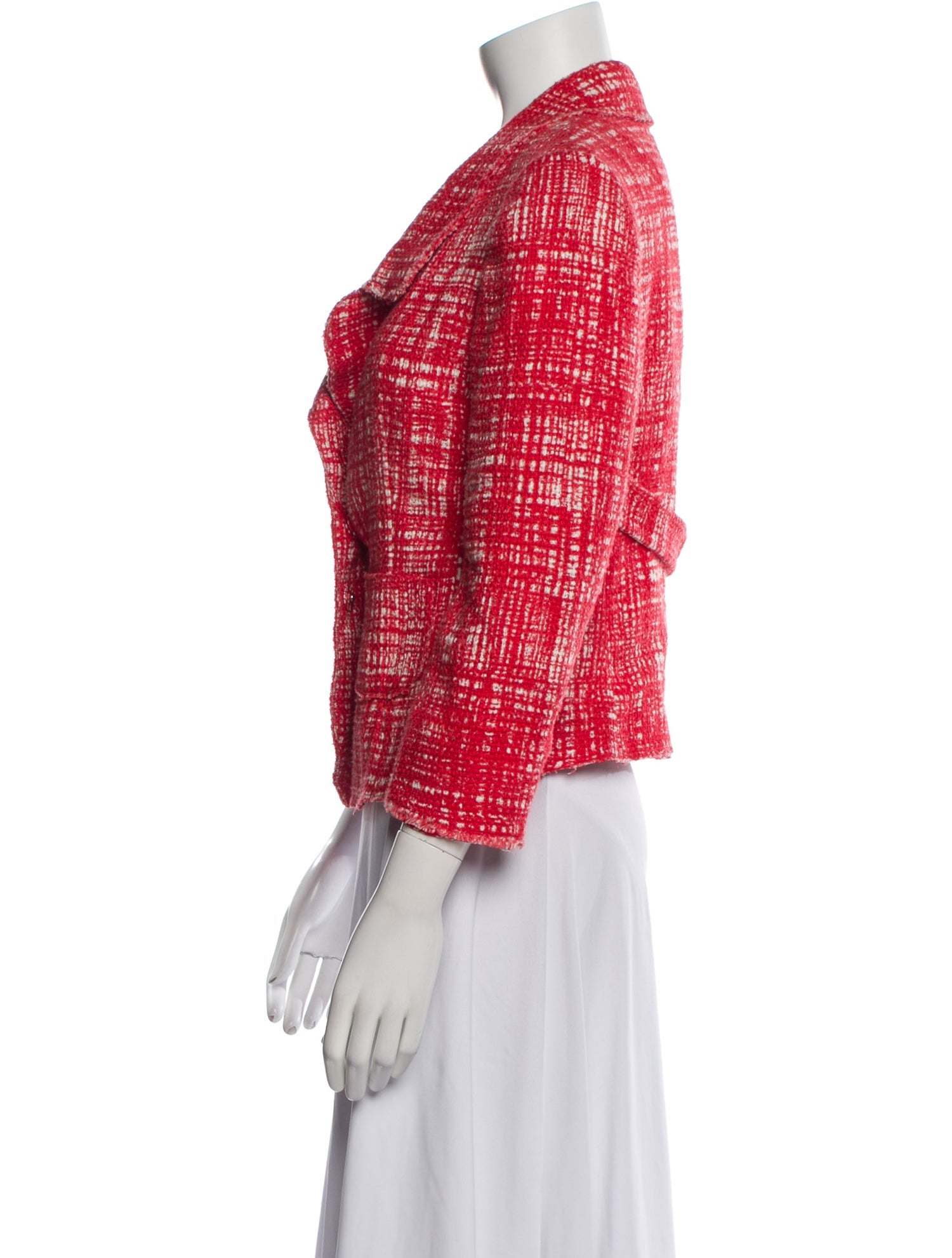 Prada 2011 Plaid Print Blazer