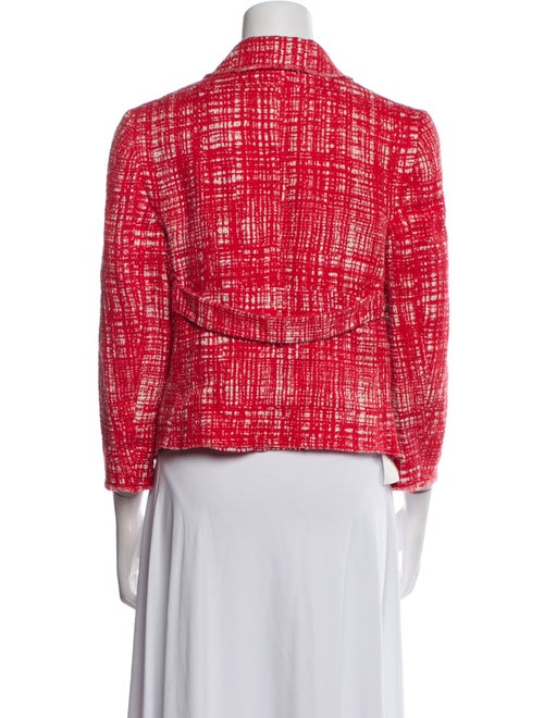 Prada 2011 Plaid Print Blazer