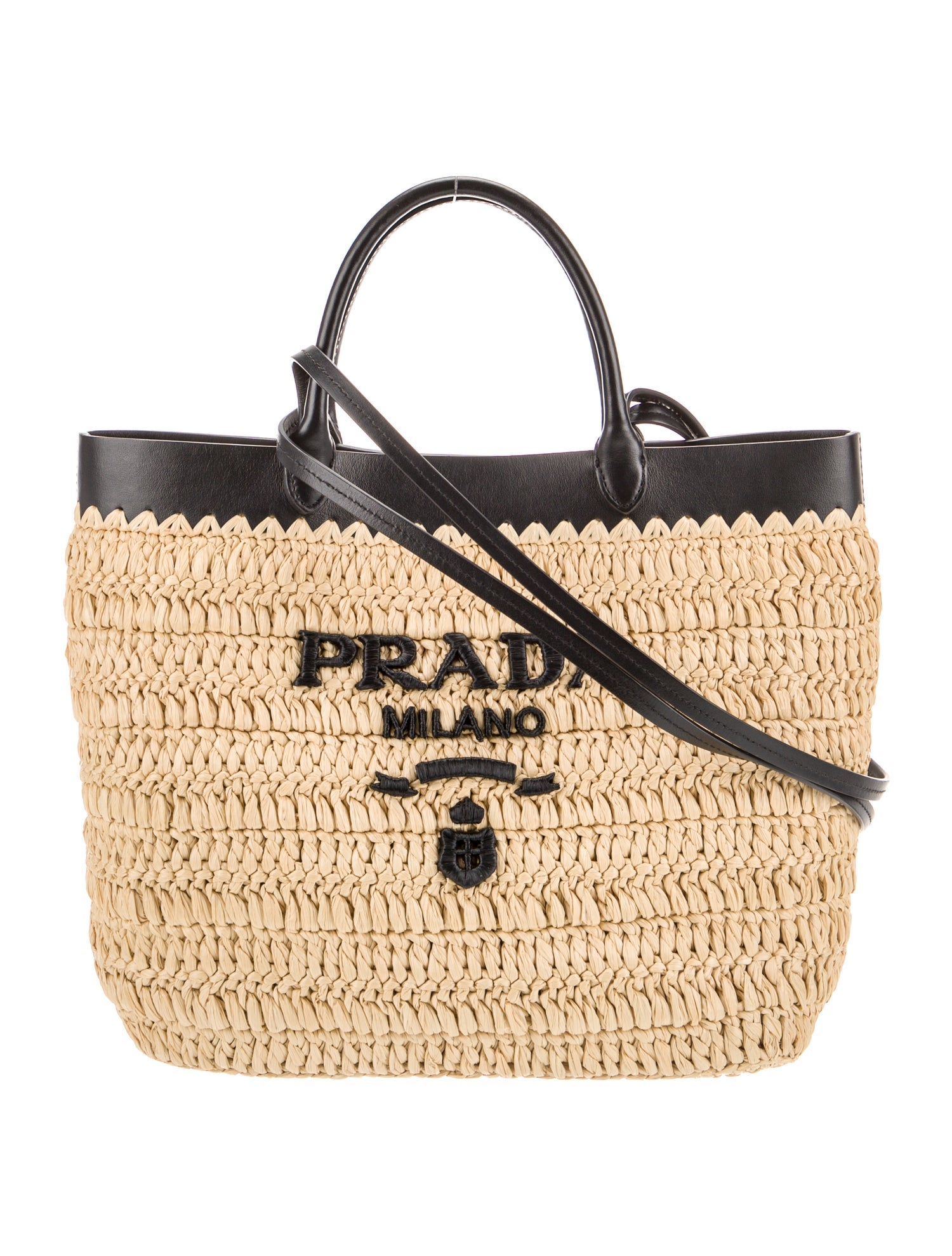 Prada Raffia Grass Tote