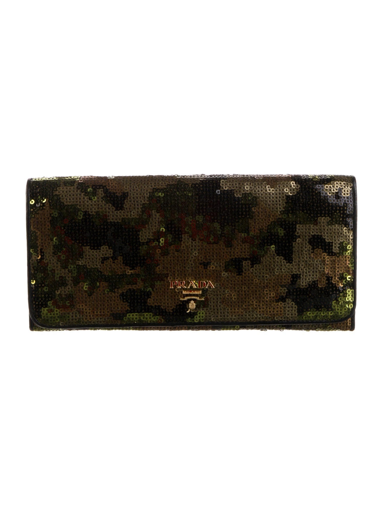 Prada Sequins Continental Wallet