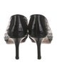 Prada Patent Leather Eyelet Trim Pumps