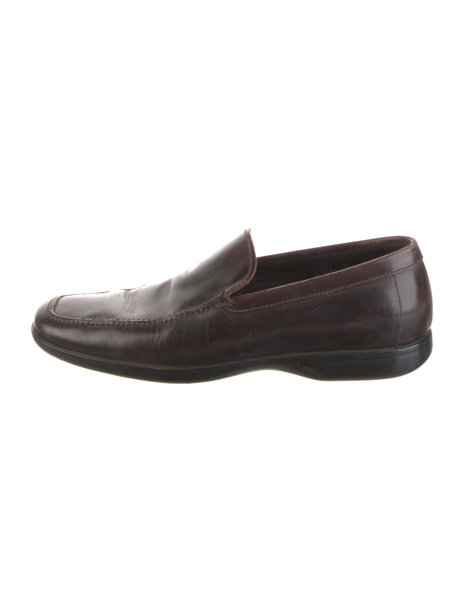 Prada Leather Dress Loafers