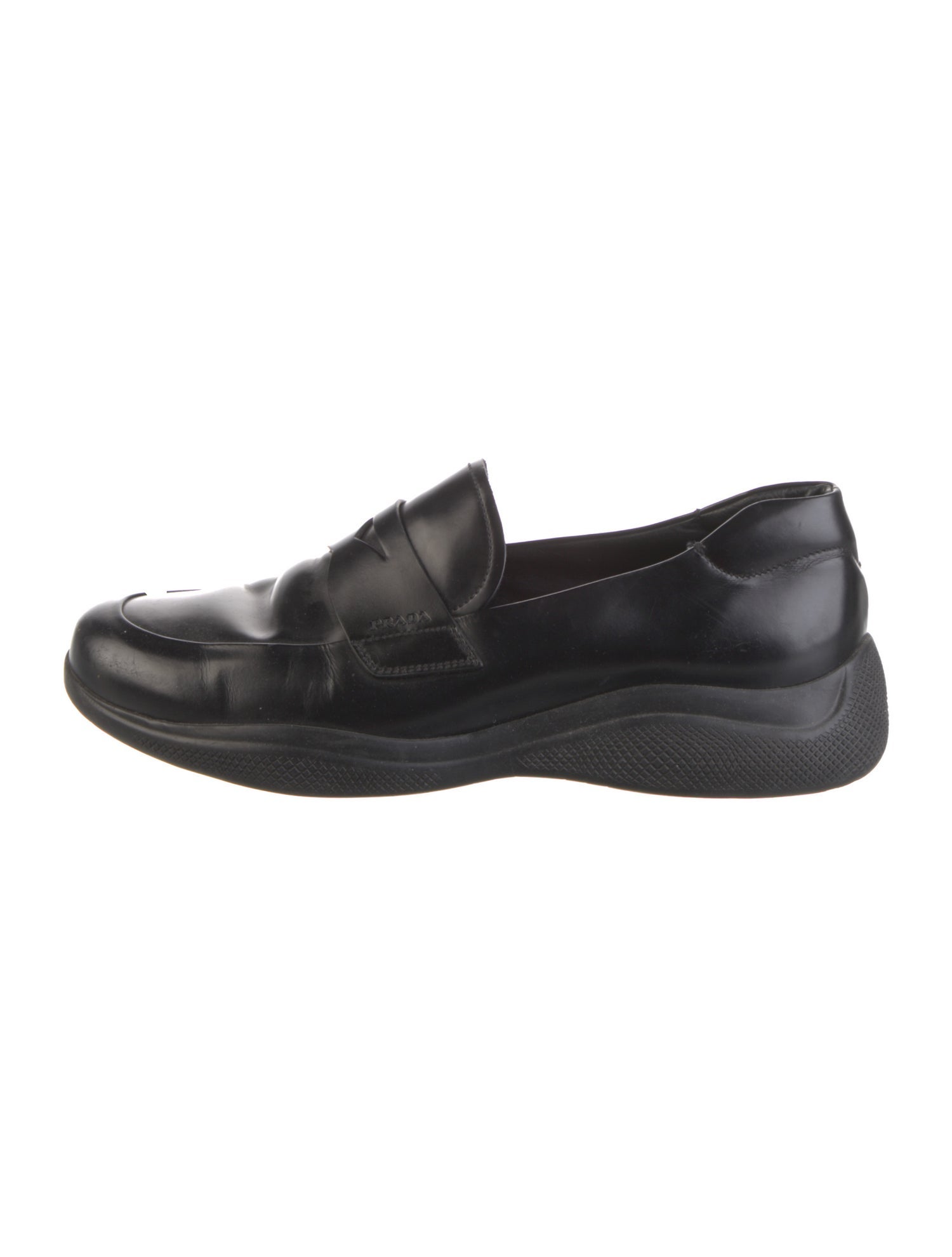 Prada Leather Dress Loafers