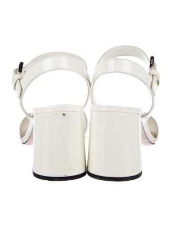 Prada Patent Leather Sandals