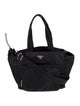 Prada Enameled Metal Triangle Diaper Bag