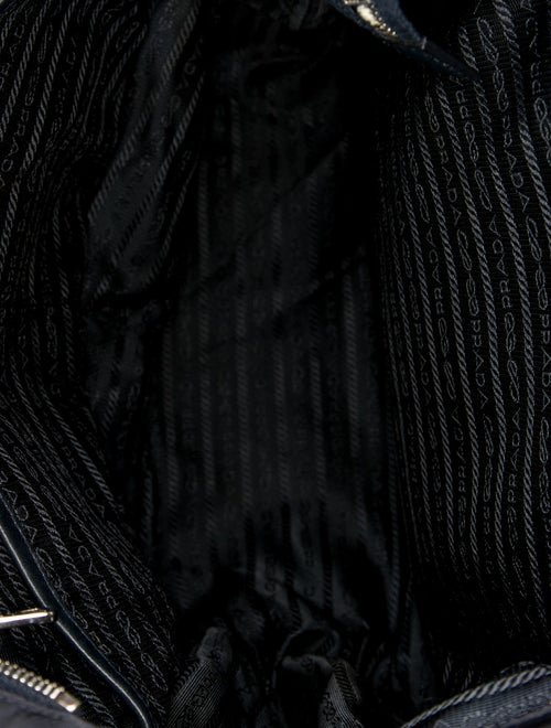 Prada Enameled Metal Triangle Diaper Bag