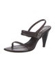 Prada Leather Slingback Sandals