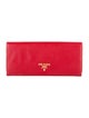 Prada Saffiano Lux Leather Continental Wallet