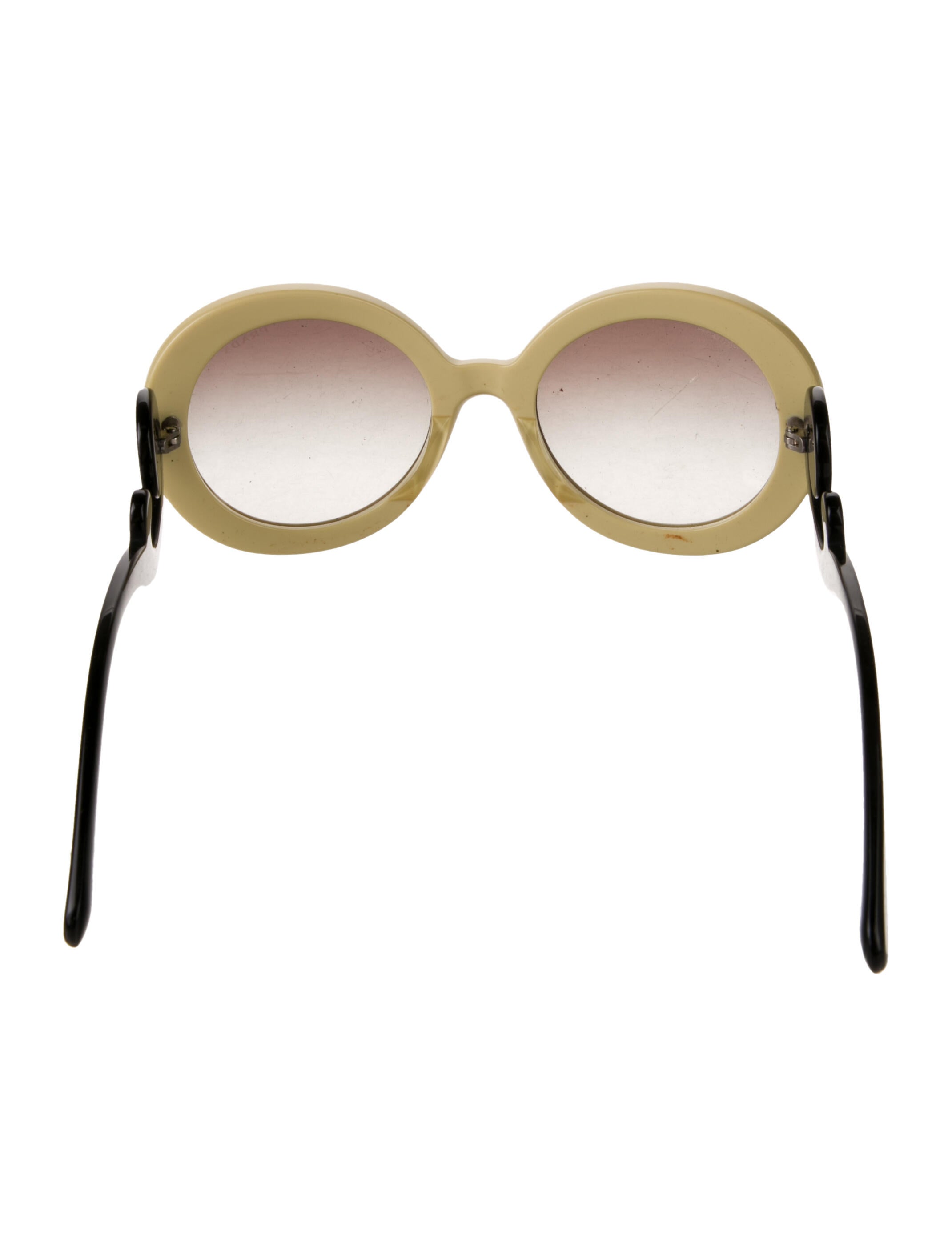 Prada Round Gradient Sunglasses