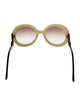 Prada Round Gradient Sunglasses