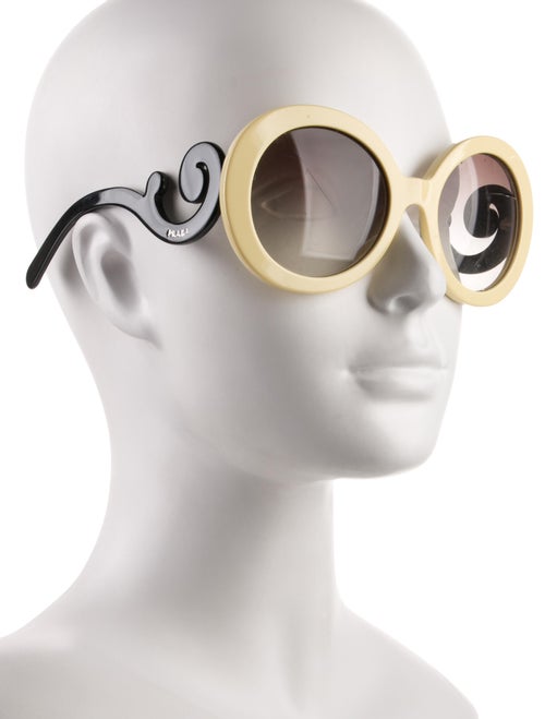 Prada Round Gradient Sunglasses