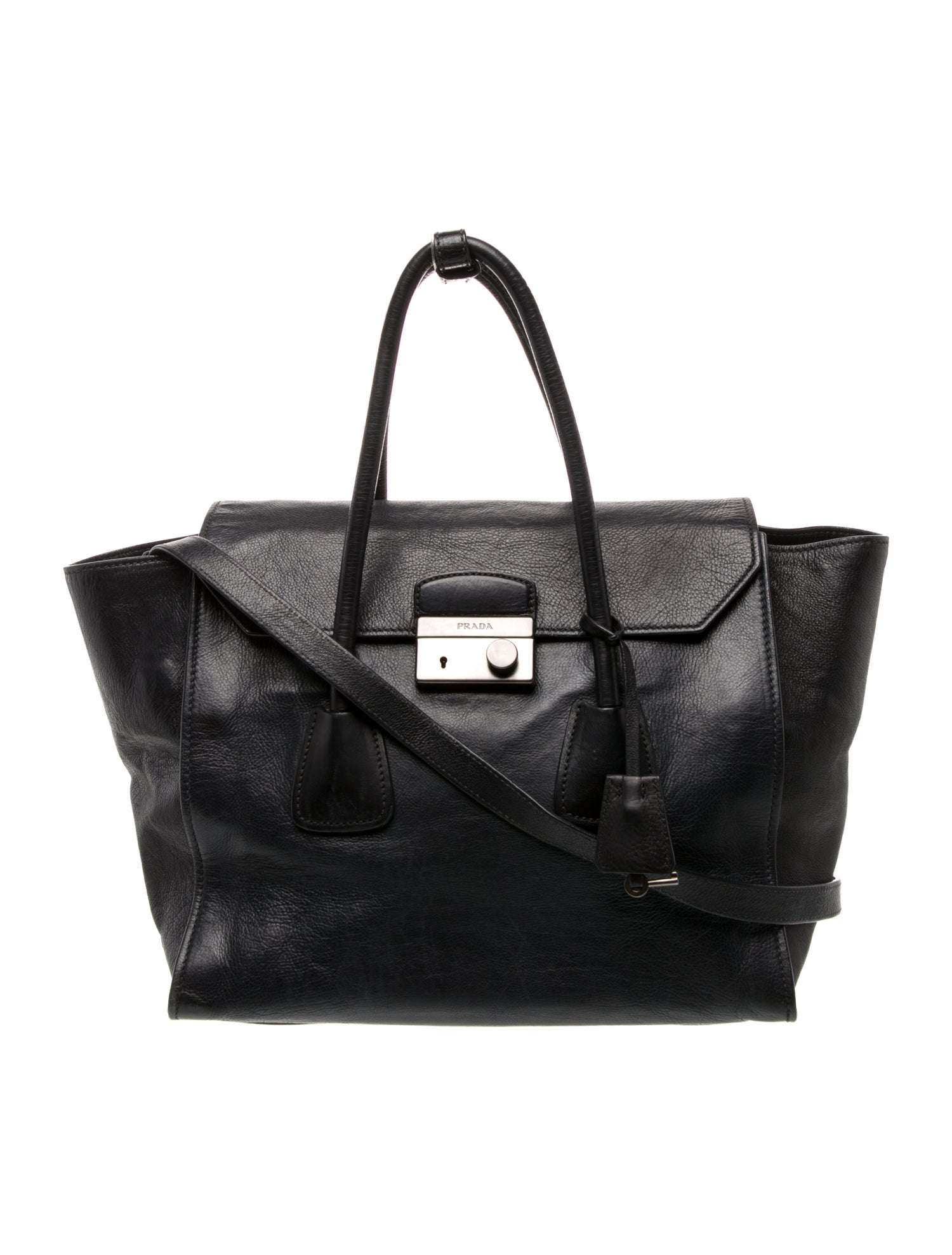 Prada Glace Calf Leather Tote