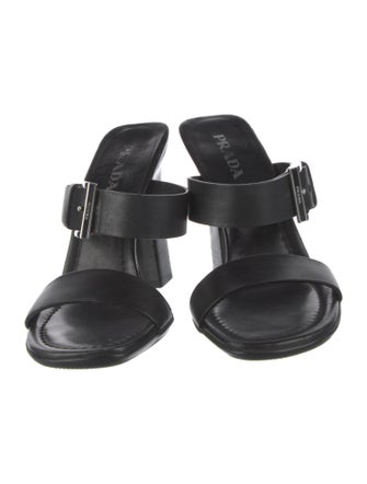 Prada Leather Slides