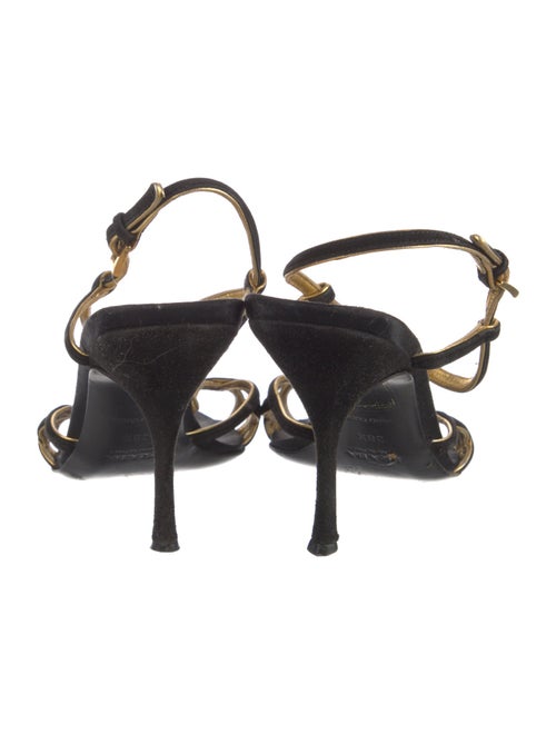 Prada Suede T-Strap Sandals