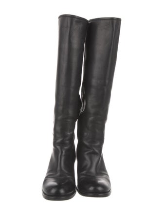 Prada Leather Riding Boots