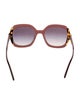 Prada Oversize Gradient Sunglasses