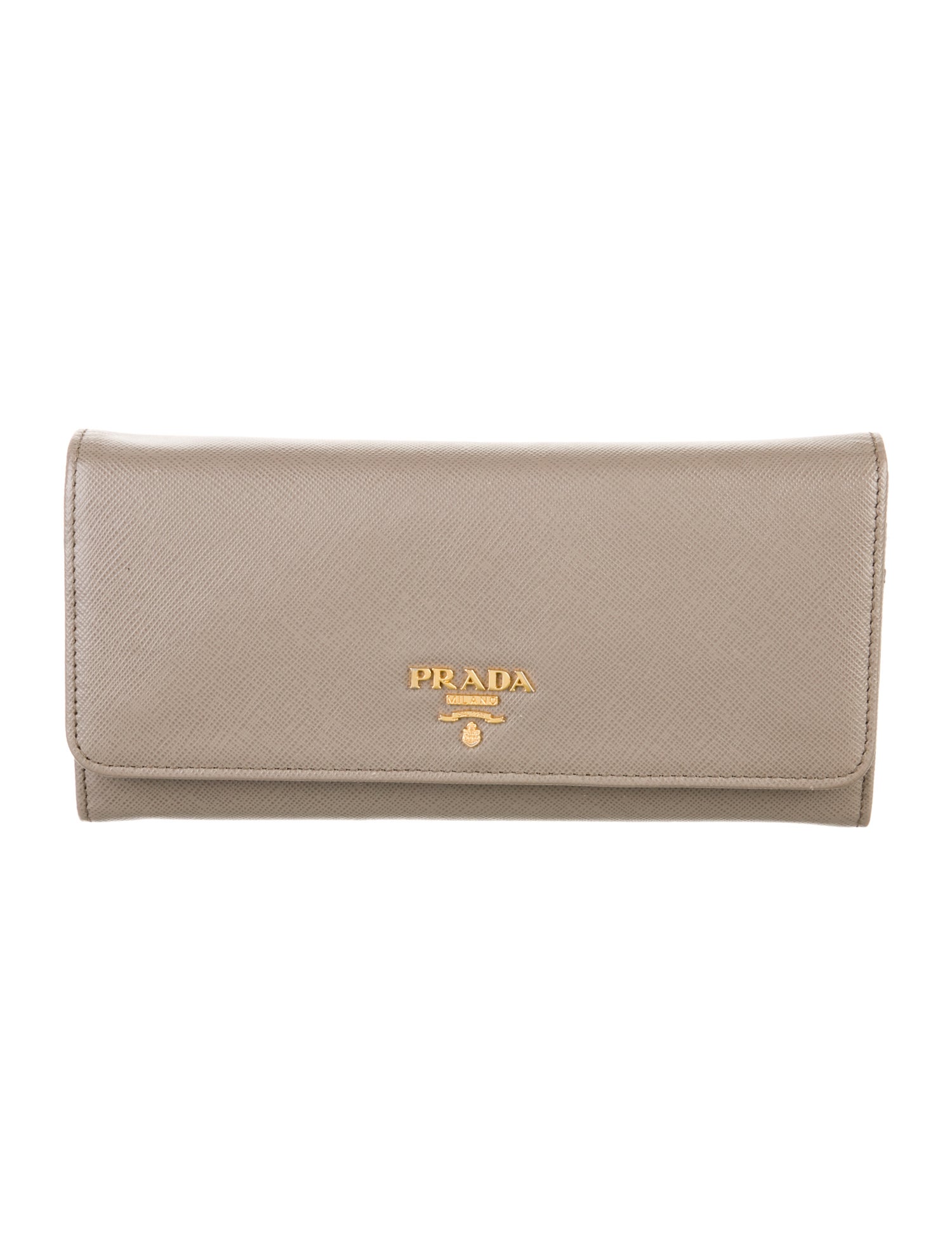 Prada Saffiano Lux Leather Continental Wallet