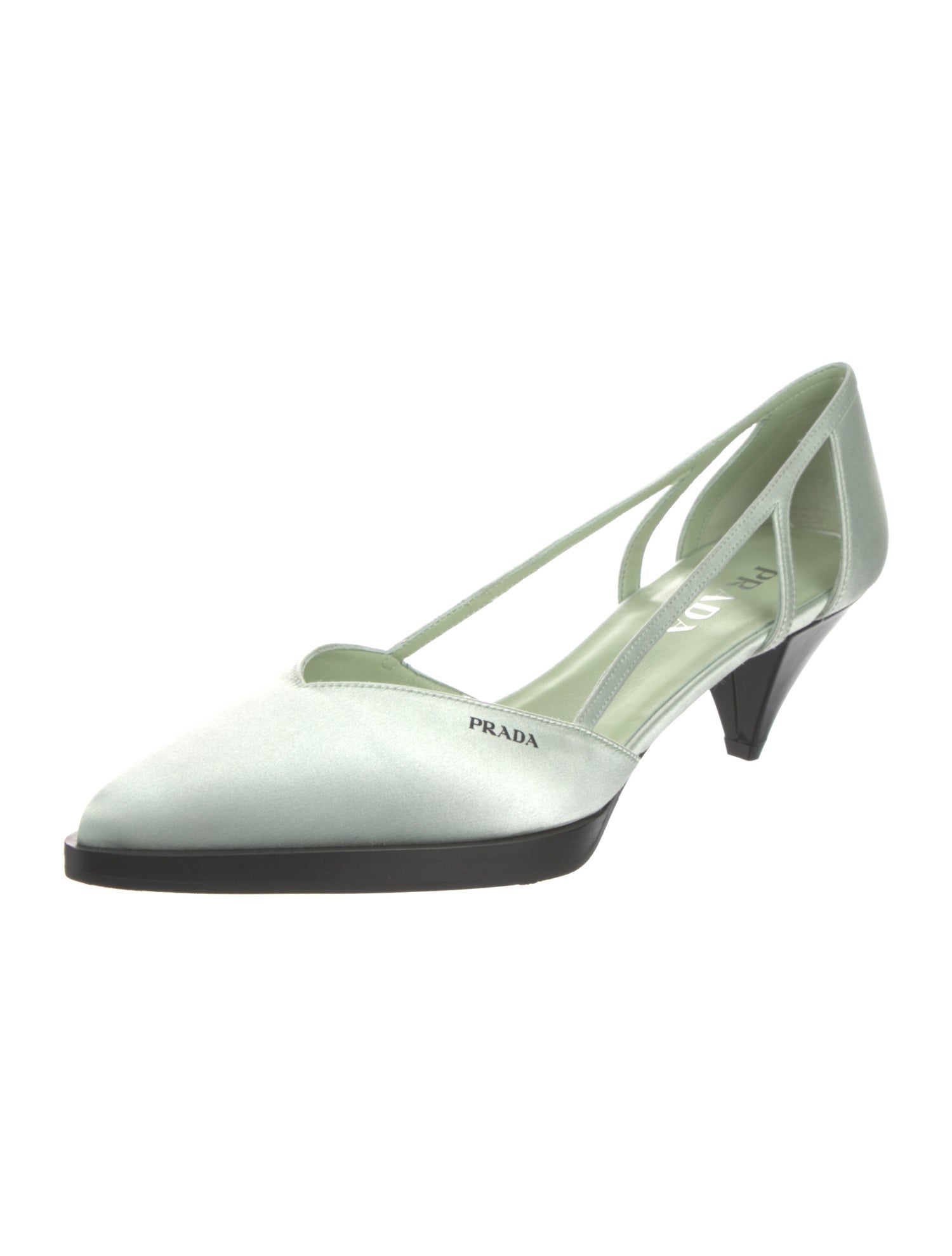 Prada Satin D'Orsay Pumps