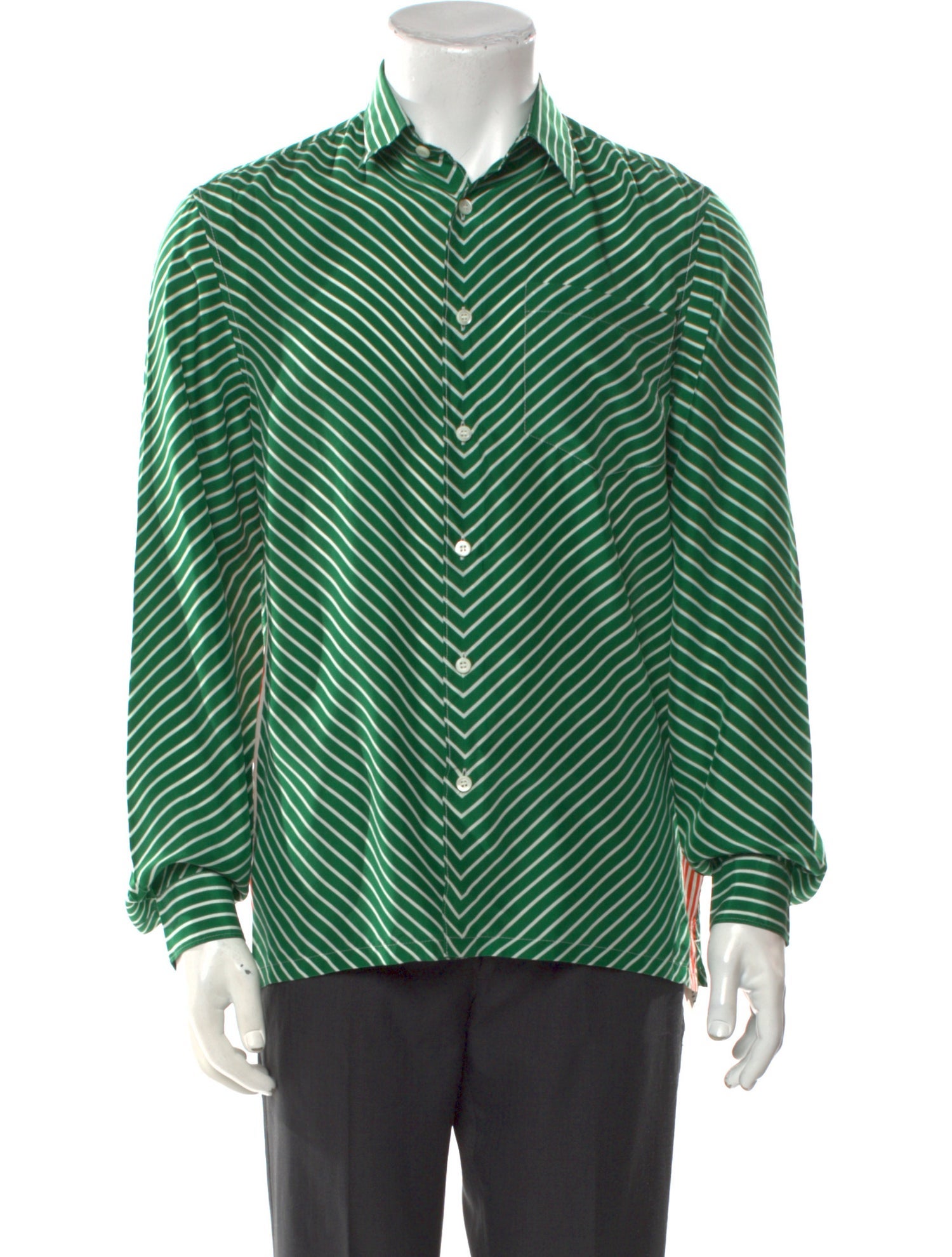 Prada 2022 Silk Denim Shirt