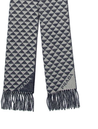 Prada Wool Printed Scarf