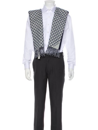 Prada Wool Printed Scarf