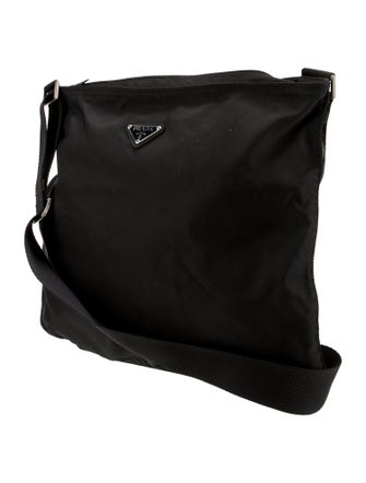 Prada Vela Nylon Messenger Bag
