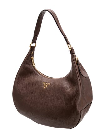 Prada Vitello Daino Leather Hobo