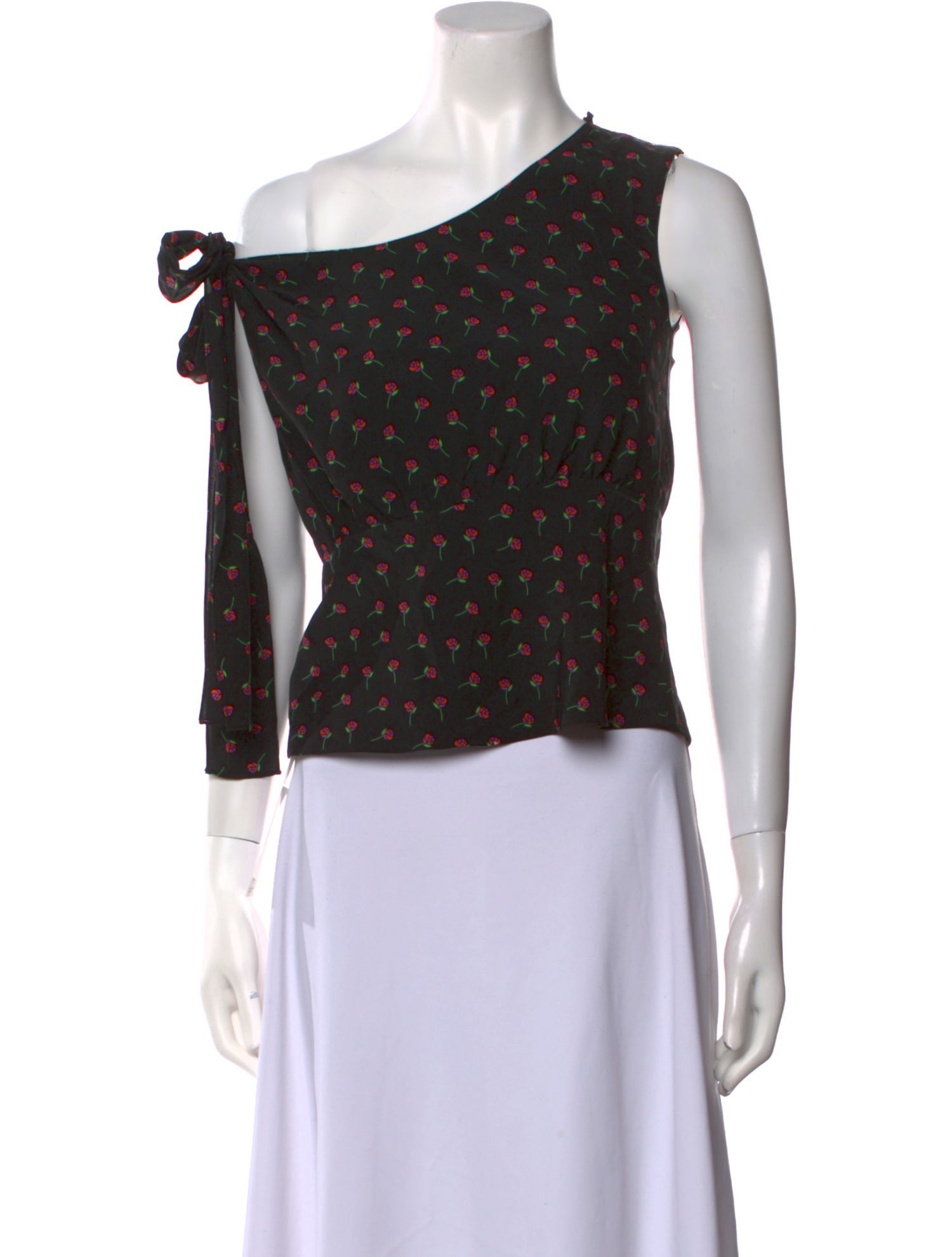 Prada 2017 Silk Crop Top