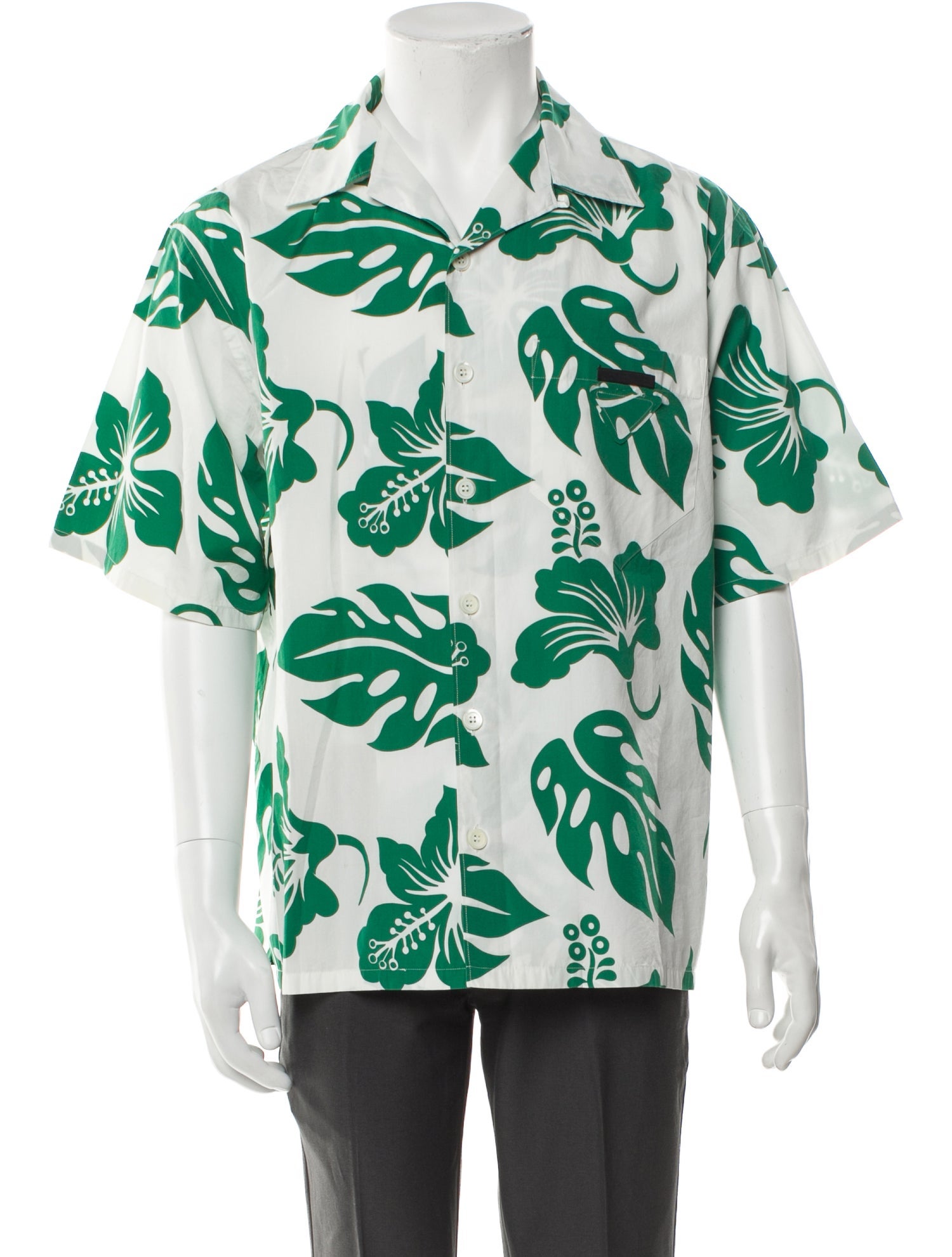 Prada Printed Short Sleeve Shirt