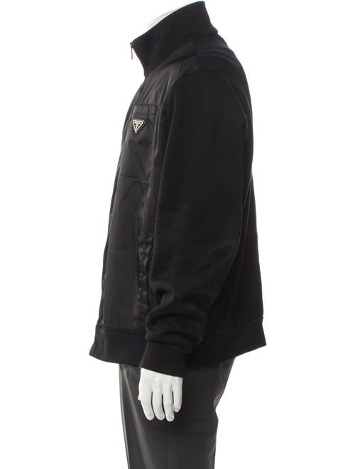 Prada 2021 Enameled Metal Triangle Windbreaker