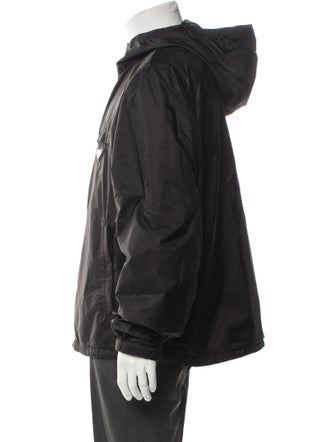 Prada 2020 Enameled Metal Triangle Windbreaker