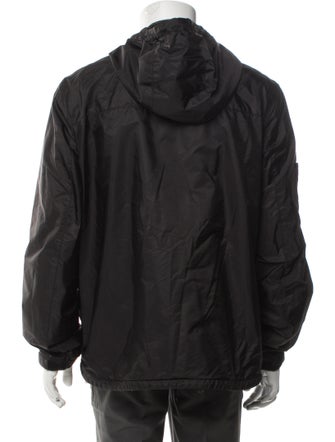 Prada 2020 Enameled Metal Triangle Windbreaker