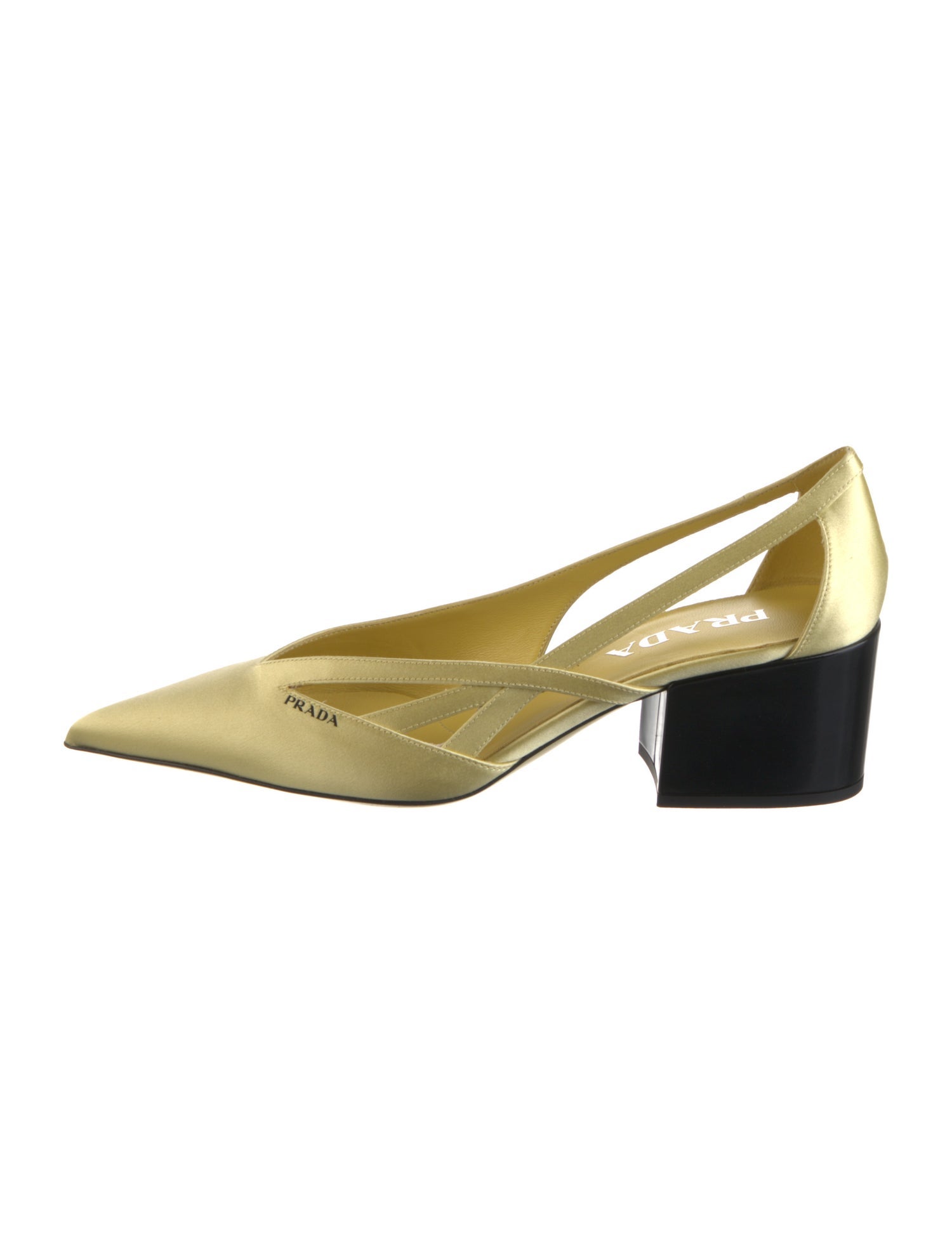 Prada Satin D'Orsay Pumps