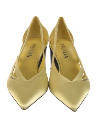 Prada Satin D'Orsay Pumps