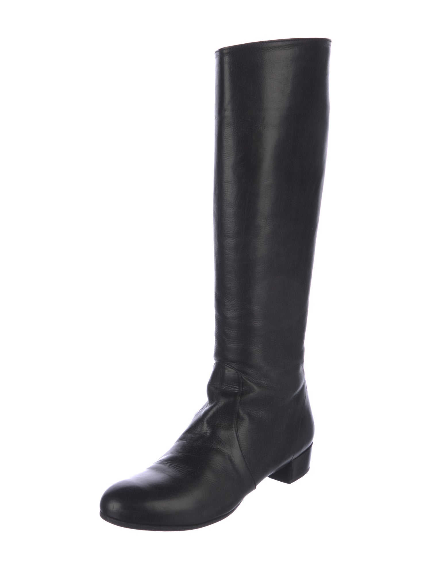 Prada Leather Riding Boots