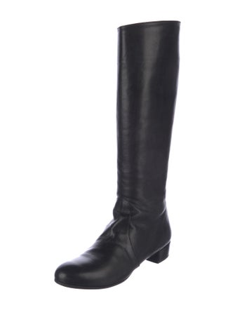 Prada Leather Riding Boots