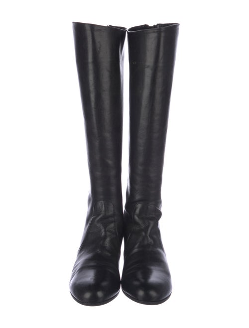 Prada Leather Riding Boots