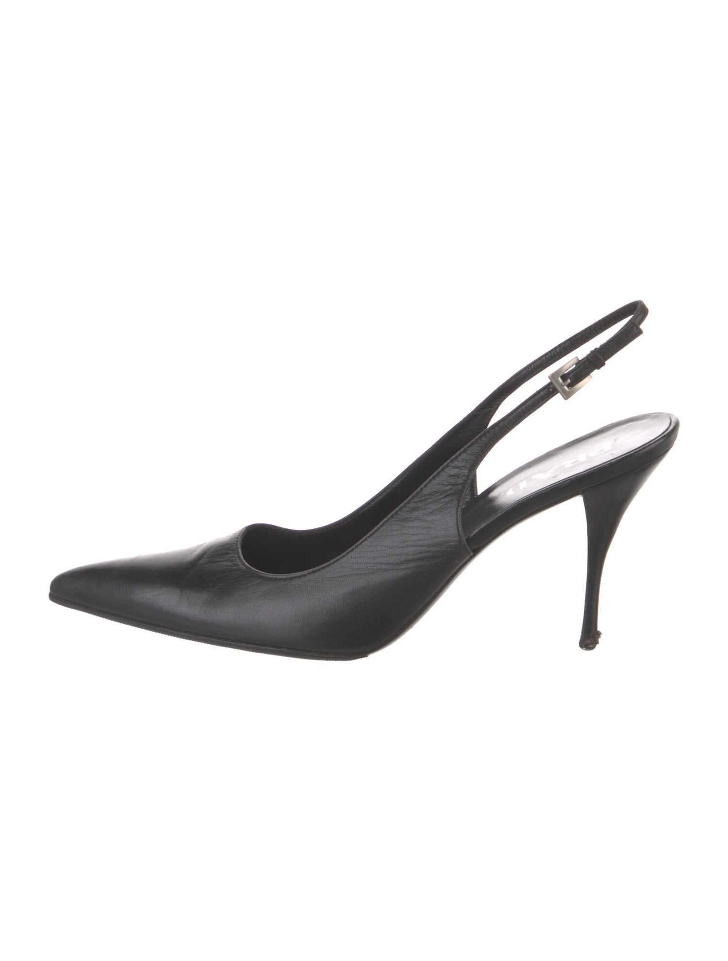 Prada Leather Slingback Pumps