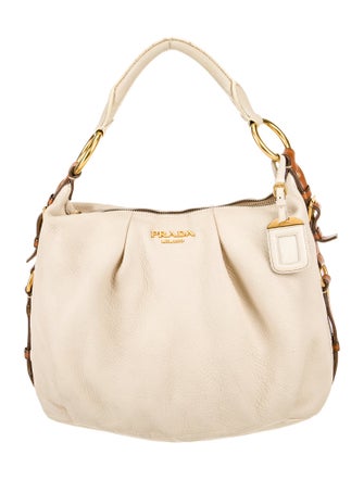Prada Vitello Daino Leather Shoulder Bag
