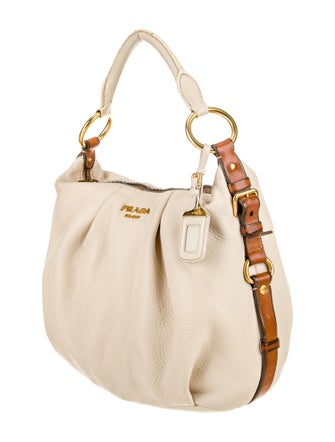 Prada Vitello Daino Leather Shoulder Bag